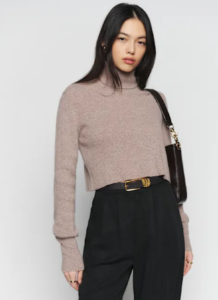 Luisa Cropped Cashmere Sweater
