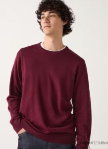 Extra Fine Merino Crew Neck Long Sleeve Sweater 